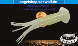 Stark selbstleuchtender 12cm Oktopus