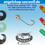 Einen Euro sparen Fluo-Jigkopf und 20cm-Twister zusammen bestellen