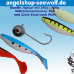 Einen Euro sparen und Jigkopf zusammen mit Großfischshad kaufen