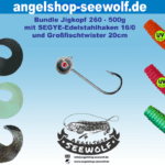 Jigkopf und twister zusammen bestellen und einen Euro sparen