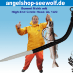 Gummi Makk schwarz mit Fluo-Spitze