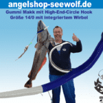 Circle Hook Gummi Makk mit Fluo-Spitze