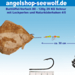 Handgeknotetes Buttlöffel-Vorfach 80g