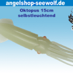 Fluoreszierender 15cm Oktopus