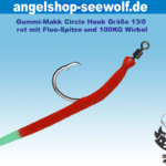Gummi-Makk Circle Hook Größe 13/0