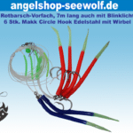 Rotbarsch-Vorfach mit MAKK Kreishaken