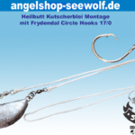 Heilbutt-Montage mit Polypropylen Vorfach