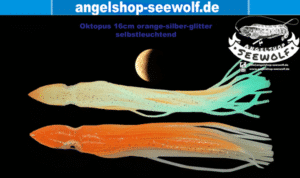 Stark selbstleuchtender 16cm Oktopus