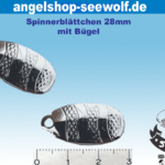 Spinnerblättchen für Plattfisch-Vorfächer