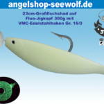 300g_Fluo-Jigkopf_mit_VMC-Haken-und-Fluo-Shad