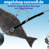 Heilbutt-Montage 500g mit Edelstahlhaken