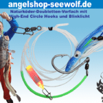 Handgeknotetes Naturködervorfach mit High-End Circle Hooks