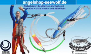 Handgeknotetes Naturködervorfach mit High-End Circle Hooks