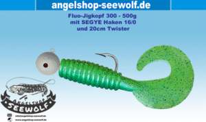 Fluo-Jigkopf-300-500g-mit-SEGYE-Haken-16-0-und-Twister-grün