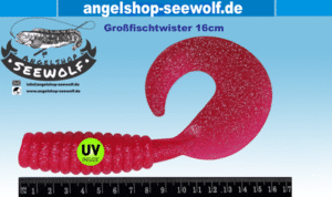 Norwegen / Heilbutt-Twister 16cm mit UV