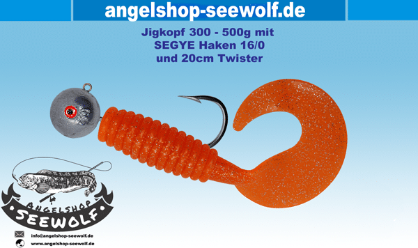 Jigkopf-300-500g-mit-SEGYE-Haken-16-0-und-Twister-orange