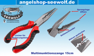 Details und Funktionen der 15cm-Zange