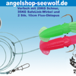 Pilksystem mit 2 hochwertigen fluoreszierenden Oktopus