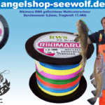 8-fach rundgeflochtene Qualitäts-Angelschnur 17,4KG Tragkraft