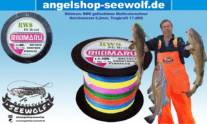 8-fach rundgeflochtene Qualitäts-Angelschnur 17,4KG Tragkraft