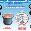 Hochwertige Angelschnur 4-fach geflochten 8-fach geflochten und Monofile