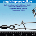 Power-Wirbel 100KG mit 70KG SafeLink-Verschluss