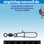 Power-Wirbel mit SafeLink Sicherheitsverschluss 48KG Tragkraft