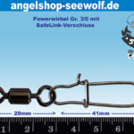 Power-Wirbel 100KG mit 85KG SafeLink-Verschluss