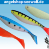 Großfisch-Shads 23cm in 4 verscheidenen Farben