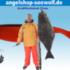 Heilbutt-Shad 23cm feuerrot mit schwarzem Rücken