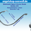 Edelstahl Sport_Circle_Hook_Größe 4/0