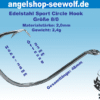 Edelstahl-Sport Circle Hook Größe 8/0